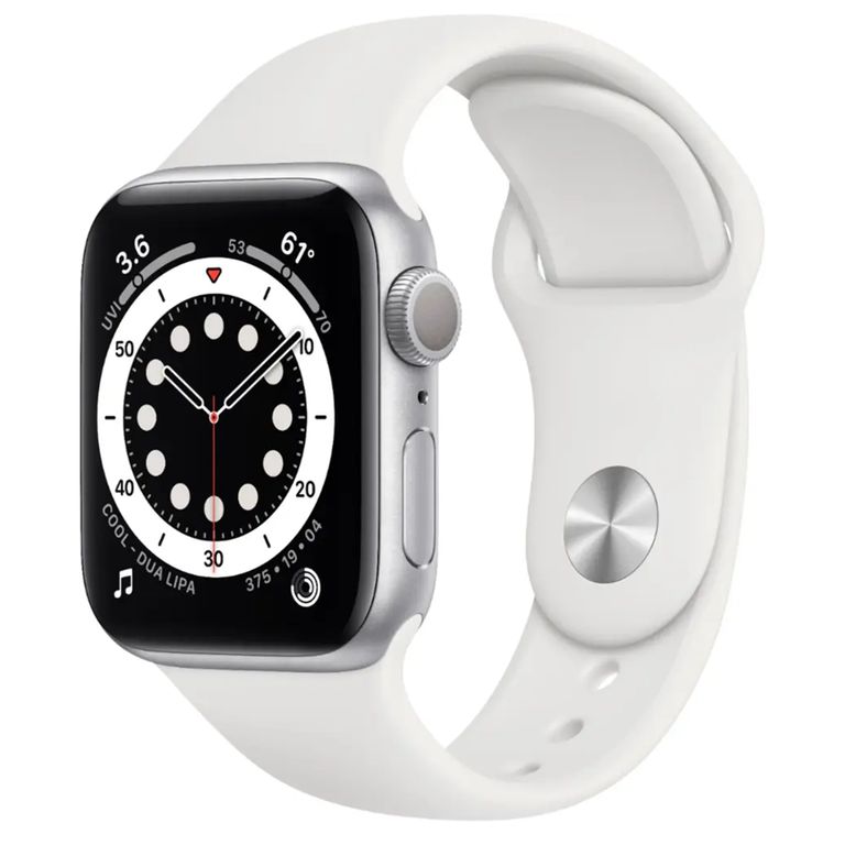 Watch S6 GPS 44 mm Plata Reacondicionado