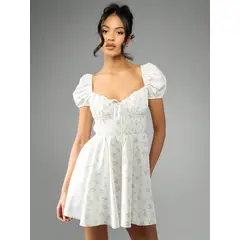 KAST PE - Vestido Talia con Estampado Floreado Talla M