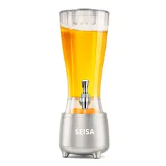 SEISA - Parlante Bluetooth LED YX-S9866 RGB con Dispensador 2.5 L Tipo Cañón de Cerveza para Fiestas