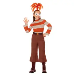 DISNEY CLASICOS - Disfraz Niña Ansiedad Intensamente 2 Pixar