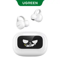 UGREEN - Auriculares Audifono Clipbuds Bluetooth 54 con Pantalla y Estuche Interactivo