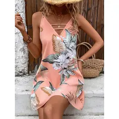 KAST PE - Vestido Tatiana con Estampado Floreado Talla S