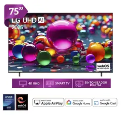 LG - Televisor 75 UHD 4K Smart TV ThinQ AI 75UA8000PSA 2025