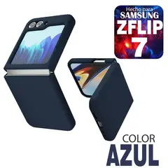 GENERICO - Silicone Case Compatible para Samsung Zflip 7 Rojo