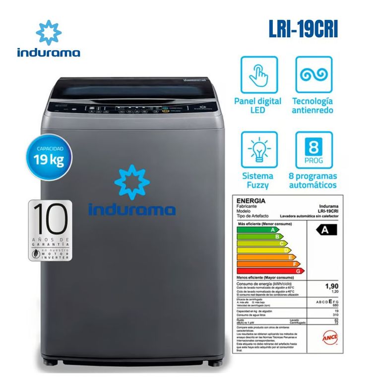 Lavadora 19kg Lri-19cri Croma