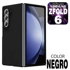 GENERICO - Silicone Case Compatible para Samsung Zfold 6 Negro