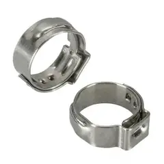 GENERICO - Abrazadera de Una Oreja de Acero 10 Und