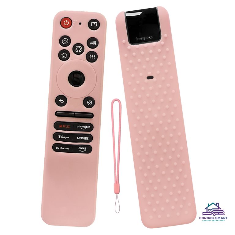 Funda Cerrada para Control LG Magic 2025 – Color Rosado