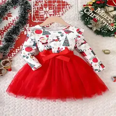 GENERICO - VESTIDO NAVIDAD DE NIÑA BEBE