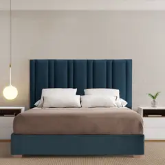 GENERICO - CAMA BOX TARIMA NURIA 1.5 PLAZAS AZUL