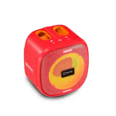 MIRAY - PARLANTE PORTÁTIL C- BLUETOOTH USB RADIO FM ROJO PN PMBT-80R
