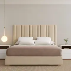 GENERICO - CAMA BOX TARIMA NURIA QUEEN BEIGE