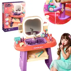 GENERICO - Juguete de Belleza Tocador de Maquillaje y Peluquería Infantil con Sensor