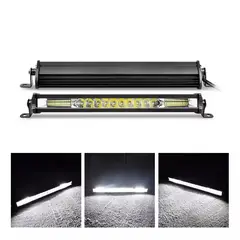 GENERICO - Barra 34 Led Ultra Slim 28cm Luz Blanca 102w 12-24V