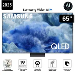 SAMSUNG - Televisor 65 QLED Smart UHD 4K Vision Ai 65Q8F