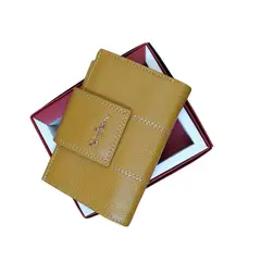 PERRY JHAN - Juvenil y Elegante Billetera De Cuero Para Mujer