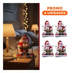 RYBIU IMPORT - Pack4 Santa Tecladista Musical de Juegete para Ninos