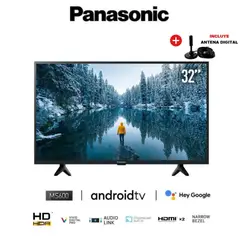 PANASONIC - TELEVISOR 32 LED HD ANDROID + ANTENA