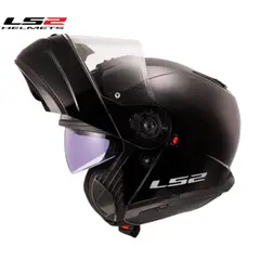 LS2 - CASCO FF908 STROBE 2 NEGRO MATE VISOR TRANSPARENT ORIGINAL¨ECE R22-06¨