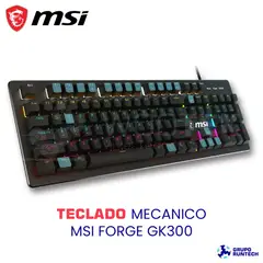 MSI - TECLADO MECÁNICO FORGE GK300 RGB BLUE