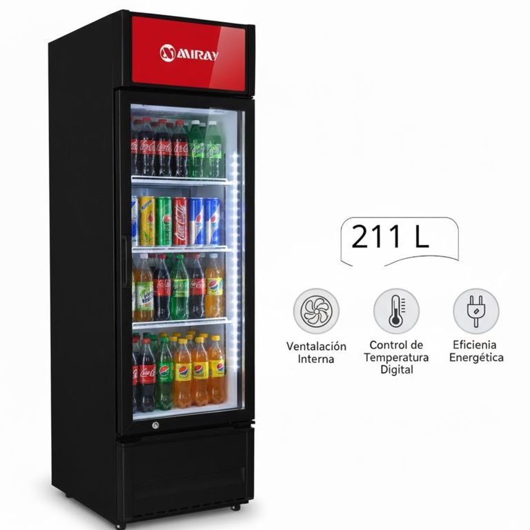 Visicooler victrina Exhibidora CMVE-205M 211 L