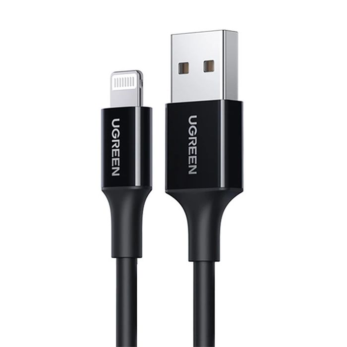 Cable USB a Lightning 20w 1 Metro iPhone iPad Color Negro