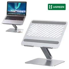 UGREEN - Soporte de Metal Ajustable y Plegable para Laptop Notebook 12” a 17” pulgadas