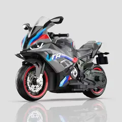 GENERICO - Moto a Batería Para Niños y Niñas BMW S1000RR 12 VOLT. NEGRO