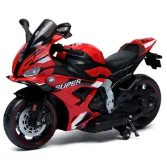 GENERICO - Moto a Batería SUPER RUNNER 12 Volt. ROJO