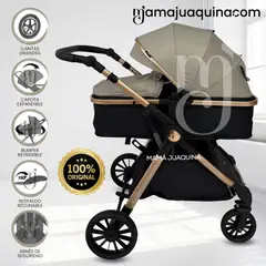 BABY - Coche Moisés Travel System «THORNE» de Lujo Beige
