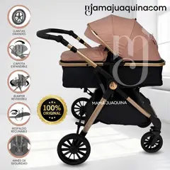 BABY - Coche Moisés Travel System «THORNE» de Lujo Pink