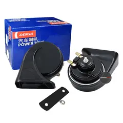 DENSO - Claxon Cornetas Original Negro 12v 2ps