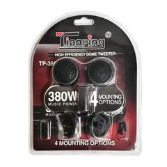 JET - Par de Tweeters Tiaoping TP-366 380W Negro