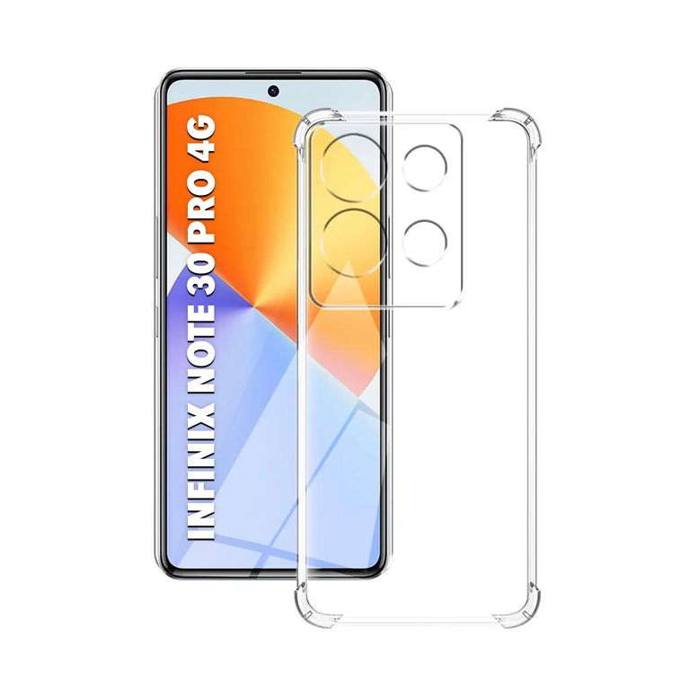 Funda Protector para INFINIX NOTE 30 PRO 4G - TRANSPARENTE ANTI IMPACTO