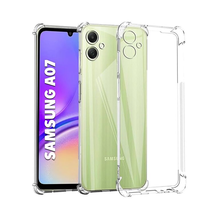 Funda Protector para SAMSUNG A07 - TRANSPARENTE ANTI IMPACTO