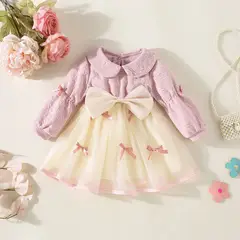 GENERICO - VESTIDO NAVIDAD PARA BEBE NIÑA - FIESTA NAVIDEÑA