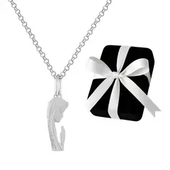 GENERICO - Collar Virgen María Plata 925 Regalo Unisex