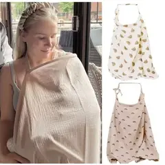 GENERICO - Cobertor de lactancia para maternidad modelo ositos