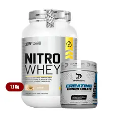 UNIVERSE NUTRITION - Proteína Nitro Whey 11Kg Cookies+Dragon Pharma 1 Kg