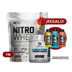 UNIVERSE NUTRITION - Proteína Nitro Whey 5Kg Chocolate+Dragon Pharma 1 Kg+XB
