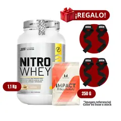 UNIVERSE NUTRITION - Proteína Nitro Whey 11Kg Cookies+MyProtein 250g+2 Straps