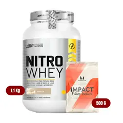 UNIVERSE NUTRITION - Proteína Nitro Whey 11Kg Vainilla+MyProtein 500g