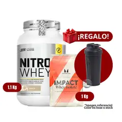 UNIVERSE NUTRITION - Proteína Nitro Whey 11Kg Vainilla+MyProtein 1 Kg+Shaker