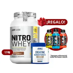 UNIVERSE NUTRITION - Proteína Nitro Whey 11Kg Chocolate+Applied Nutrition 250g+XB