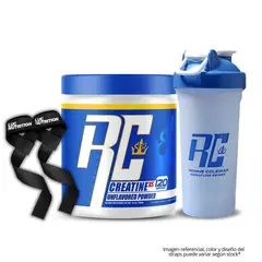 RONNIE COLEMAN - Creatina 300 g - Creatina Monohidratada + Shaker + Straps