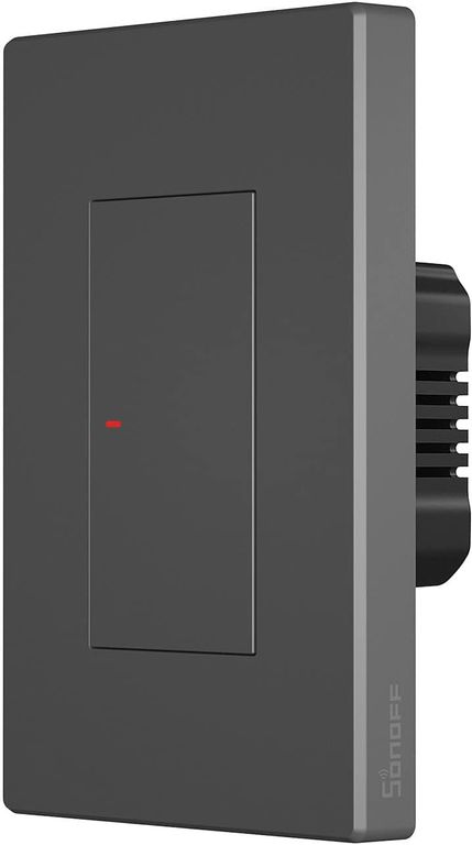 Interruptor Inteligente M5 Negro 1 Botón Wifi
