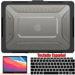 GENERICO - Case + mica + cobertor teclado Macbook Air 13 M1 A2337 A2179 A1932