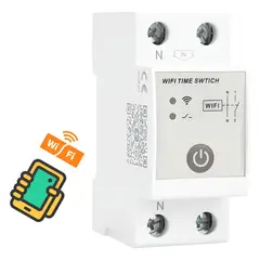 GENERICO - Temporizador Interruptor Wifi Para Terma De 32a Tuya Smart