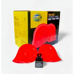 HELLA - Claxon modelo doble caracol con relay