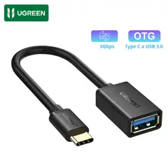 UGREEN - Cable Convertidor Adaptador de datos Tipo C a USB OTG 15cm 5Gbps